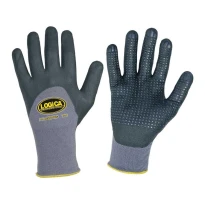 12 Pares - Guantes de trabajo recubiertos de nitrilo Logica TECNOLOGIC