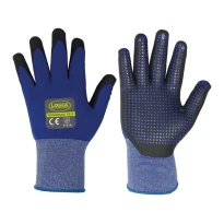12 Pares - Guantes de trabajo recubiertos de nitrilo Logica TECNOMAGIC
