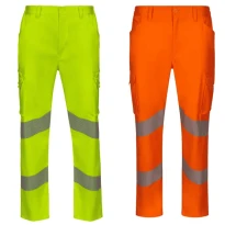 Pantalón de trabajo alta visibilidad multibolsillos stretch Velilla 303009S