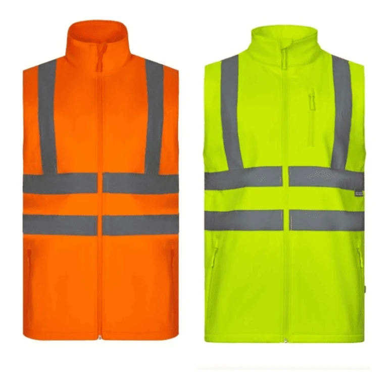 Chaleco de trabajo alta visibilidad Softshell stretch multibolsillos Velilla 305905