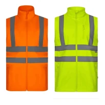 Chaleco de trabajo alta visibilidad Softshell stretch multibolsillos Velilla 305905