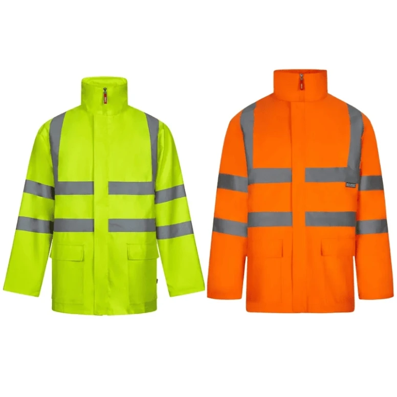 Parka de trabajo alta visibilidad 4 en 1 multibolsillos impermeable Velilla 306007