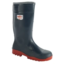 Liquidación total - Botas de seguridad de PVC ISSAFORT S5 SRC 06425 Número 44 Color Amarillo