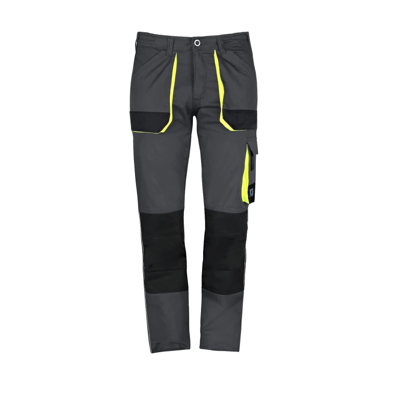 Pantalones de trabajo Stretch LF elásticos multibolsillos Slim Fit de verano - Gris