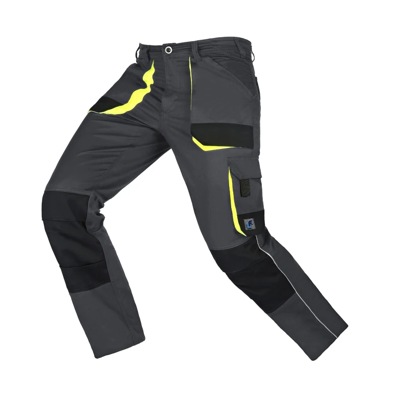 Pantalones de trabajo Stretch LF elásticos multibolsillos Slim Fit de verano - Gris