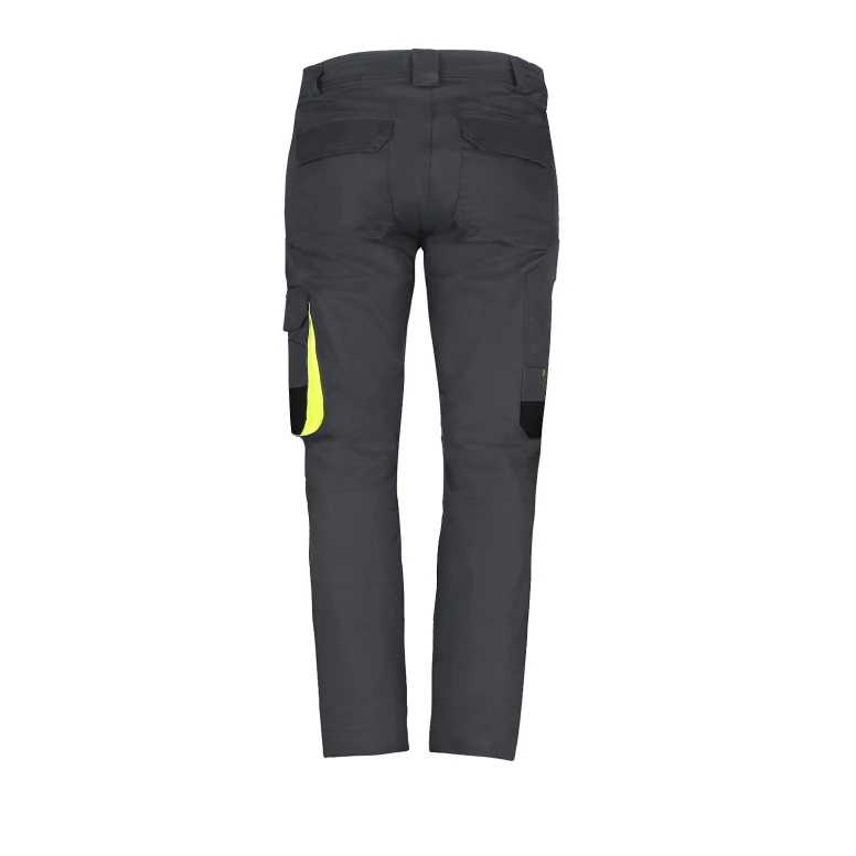 Pantalones de trabajo Stretch LF elásticos multibolsillos Slim Fit de verano - Gris