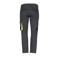 Pantalones de trabajo Stretch LF elásticos multibolsillos Slim Fit de verano - Gris