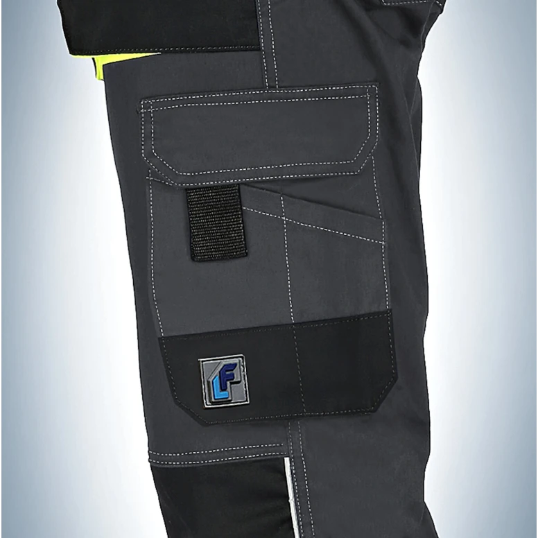 Pantalones de trabajo Stretch LF elásticos multibolsillos Slim Fit de verano - Gris