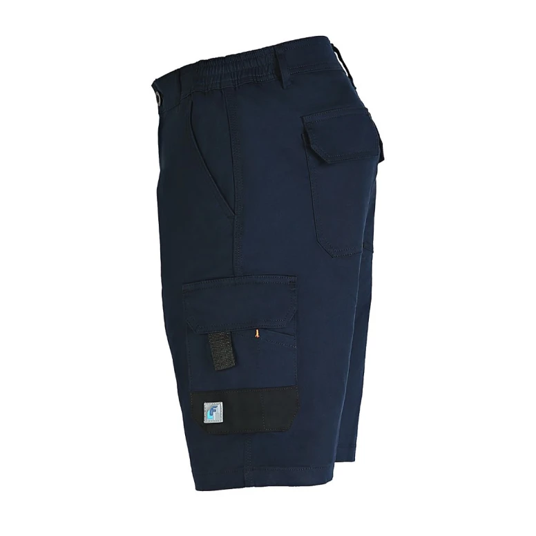 Bermuda de Trabajo Multibolsillos Stretch Fluo