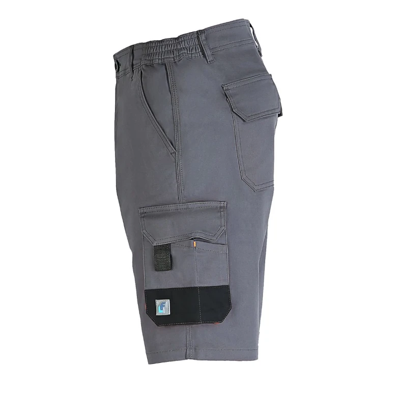 Bermuda de Trabajo Multibolsillos Stretch Fluo