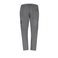 Pantalón Económico Gris Multibolsillos Algodón 100% Massaua Acolchado Forrado Invierno