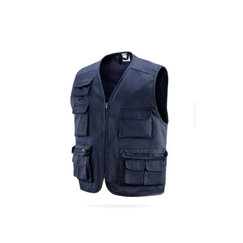 Chaleco de trabajo de verano multibolsillos