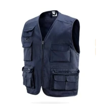 Chaleco de trabajo de verano multibolsillos