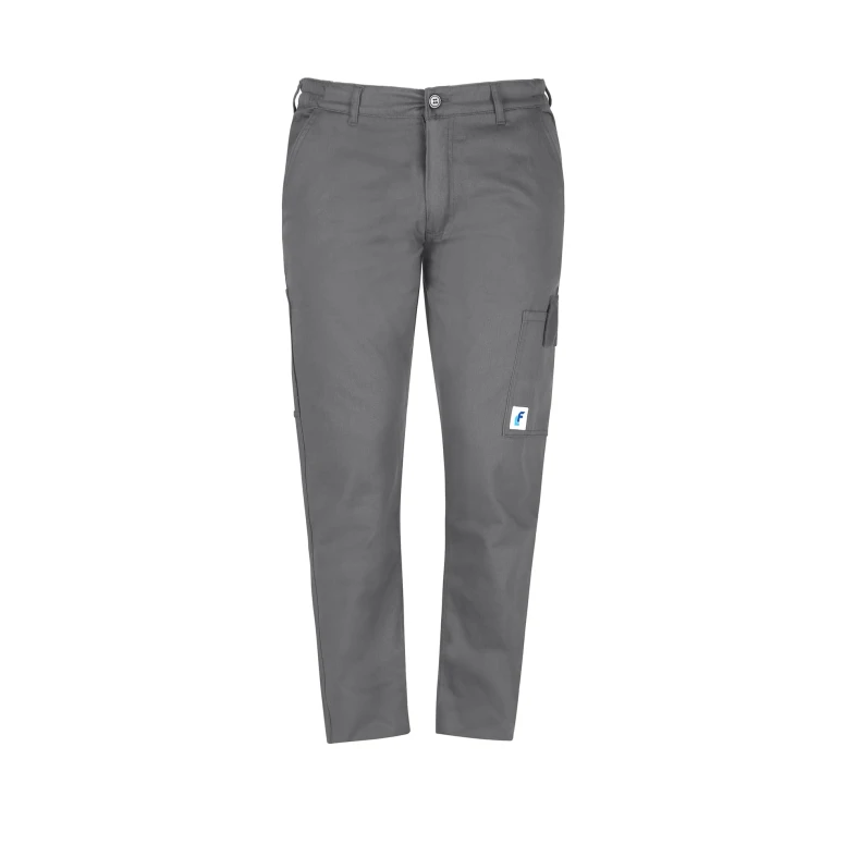 Pantalón Económico Gris Multibolsillos Algodón 100% Massaua