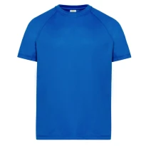 Camiseta de trabajo JHK de manga corta con corte raglán y en tejido técnico
