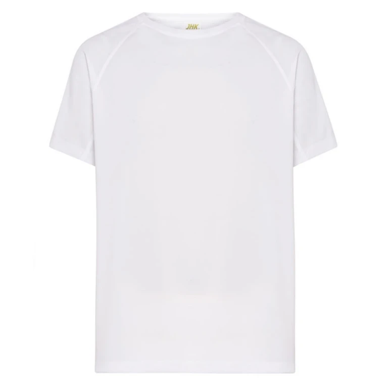 Camiseta de trabajo JHK de manga corta con corte raglán y en tejido técnico