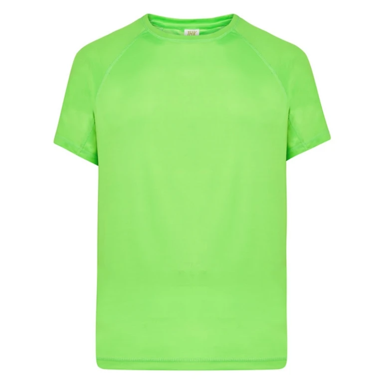 Camiseta de trabajo JHK de manga corta con corte raglán y en tejido técnico