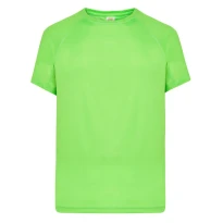 Camiseta de trabajo JHK de manga corta con corte raglán y en tejido técnico