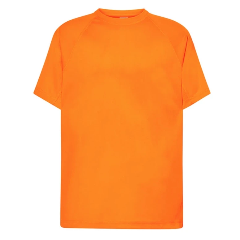 Camiseta de trabajo JHK de manga corta con corte raglán y en tejido técnico