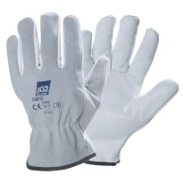Guantes de trabajo de cuero flor y dorso de costra 016/1