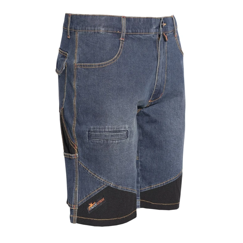 Liquidación total - Bermuda de trabajo Extreme Issa Line 8839B Stretch de verano vaqueros ligeros Talla 2XL