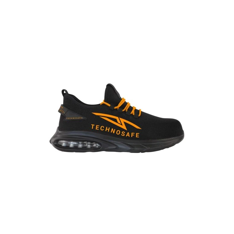 Zapatos de seguridad bajos sin metal Technosafe Neon Dark Mode S1PL FO SR ESD