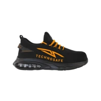 Zapatos de seguridad bajos sin metal Technosafe Neon Dark Mode S1PL FO SR ESD