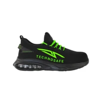 Zapatos de seguridad bajos sin metal Technosafe Neon Dark Mode S1PL FO SR ESD