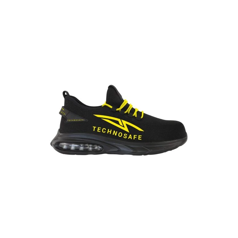 Zapatos de seguridad bajos sin metal Technosafe Neon Dark Mode S1PL FO SR ESD