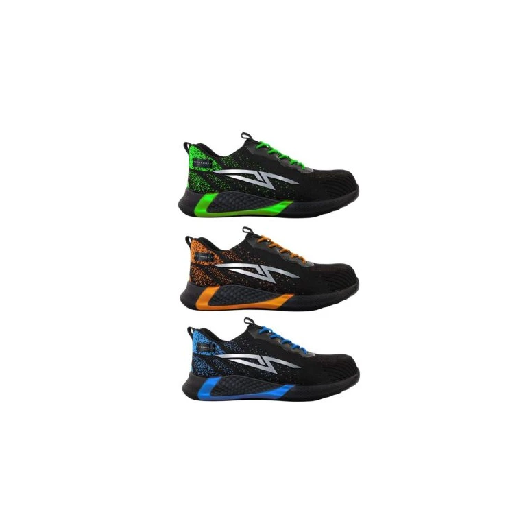 Zapatos de Seguridad Bajos Metalfree Technosafe Neon Safety Low S3 SR ESD