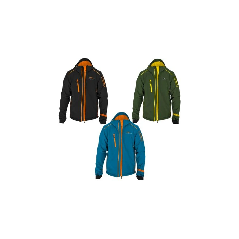 Chaqueta de trabajo multibolsillos stretch Softshell Technosafe Clank ALGBBL03