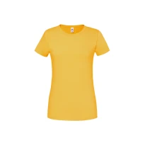 Camiseta de Trabajo para Mujer 100% Algodón Fruit Of The Loom Iconic 195 T FR614240