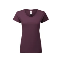 Camiseta de Trabajo para Mujer 100% Algodón Fruit Of The Loom Iconic 195 T FR614240