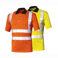 Liquidación total - Polo Basic Alta visibilidad ISSA LINE - 08184 Talla M Color Amarillo flúor