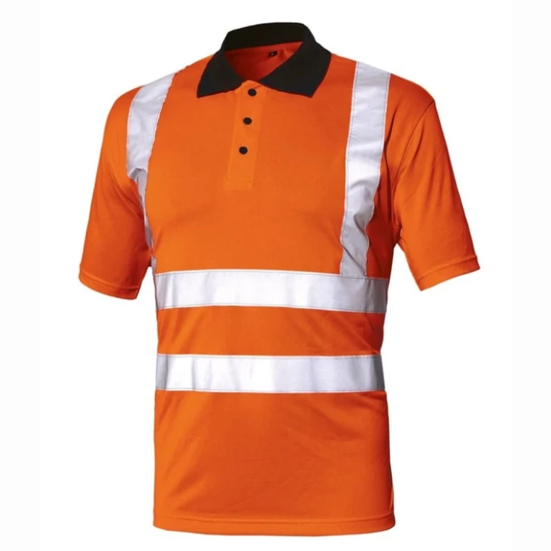 Liquidación total - Polo Basic Alta visibilidad ISSA LINE - 08184 Talla M Color Amarillo flúor
