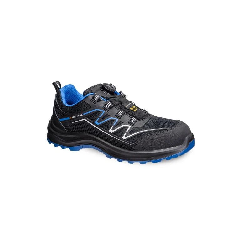 Zapatos de seguridad bajos con cierre BOA Portwest Trainer S1PS ESD SR FO FT32