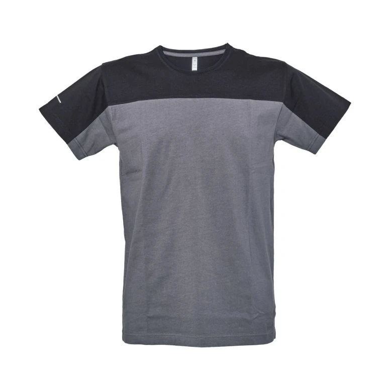 5 unidades – Camiseta de trabajo con cuello en V 100% algodón bicolor JRC Oviedo 997851