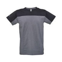 5 unidades – Camiseta de trabajo con cuello en V 100% algodón bicolor JRC Oviedo 997851