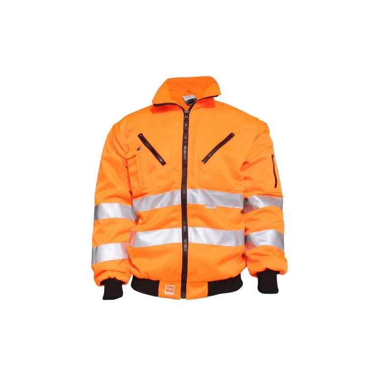 Chaqueta de Trabajo Alta Visibilidad Multibolsillos Technosafe Zarkov ALGBOR02