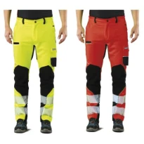 Pantalón de trabajo de alta visibilidad multibolsillos elástico Issa Line Extreme Trousers 8830BHV