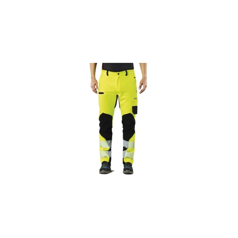 Pantalón de trabajo de alta visibilidad multibolsillos elástico Issa Line Extreme Trousers 8830BHV