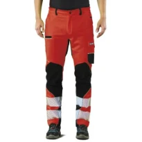 Pantalón de trabajo de alta visibilidad multibolsillos elástico Issa Line Extreme Trousers 8830BHV