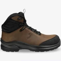 Zapatos de Seguridad Safety Jogger Modulo Lea Mid S3S SC SR LG ESD HI CI FO HRO Altos Metal-free