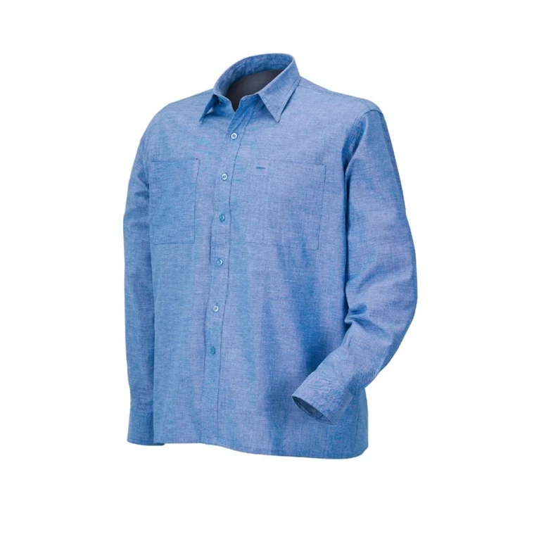 Camisa de trabajo de manga larga Issa Line 100% algodón 08160