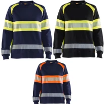 Sudadera de trabajo Blaklader Alta Visibilidad 100% Algodón Mujer 340911588933L