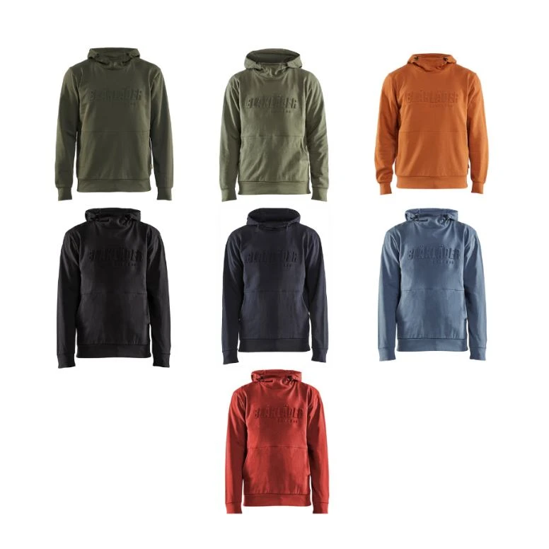 Sudadera de trabajo Blaklader con capucha 100% Algodón 353011584000L