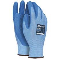 12 Pares - Guantes de trabajo Sandy Catch de espuma de nitrilo - Issa Line 07283