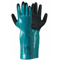 12 Pares - Guantes de Trabajo de Nitrilo Cofra Abragrip G603-D100