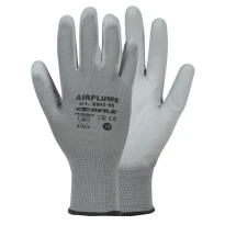 12 Pares - Guantes de Trabajo Cofra de Nitrilo Airplume G042-D100