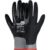 12 Pares - Guantes de Trabajo Cofra Stretch de Nitrilo Anticorte G081-D100